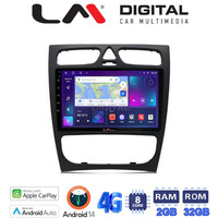 LM Digital - LM ZR8171 GPS Οθόνη OEM Multimedia Αυτοκινήτου για MERCEDES C (W203) - CLK (W208) (CarPlay/AndroidAuto/BT/GPS/WIFI/GPRS) electriclife