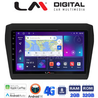 LM Digital - LM ZR8180 GPS Οθόνη OEM Multimedia Αυτοκινήτου για SUZUKI SWIFT 2016> (CarPlay/AndroidAuto/BT/GPS/WIFI/GPRS) electriclife
