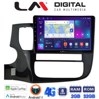 LM Digital - LM ZR8231 GPS Οθόνη OEM Multimedia Αυτοκινήτου για MITSUBISHI OUTLANDER  2013> (CarPlay/AndroidAuto/BT/GPS/WIFI/GPRS) electriclife