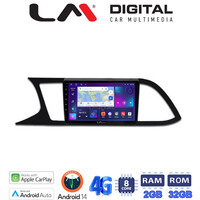LM Digital - LM ZR8306 GPS Οθόνη OEM Multimedia Αυτοκινήτου για SEAT LEON 2012>  (CarPlay/AndroidAuto/BT/GPS/WIFI/GPRS) electriclife