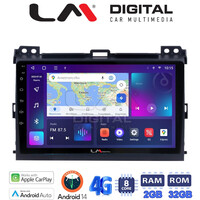LM Digital - LM ZR8384 GPS Οθόνη OEM Multimedia Αυτοκινήτου για TOYOTA LANDCRUISER J100 2003>2009   (CarPlay/AndroidAuto/BT/GPS/WIFI/GPRS) electriclife