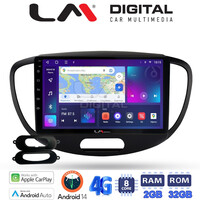 LM Digital - LM ZR8455 GPS Οθόνη OEM Multimedia Αυτοκινήτου για HYUNDAI i10 2008>2013 (CarPlay/AndroidAuto/BT/GPS/WIFI/GPRS) electriclife