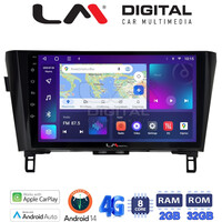 LM Digital - LM ZR8473 GPS Οθόνη OEM Multimedia Αυτοκινήτου για NISSAN QASHQAI & XTRAIL 2014> (CarPlay/AndroidAuto/BT/GPS/WIFI/GPRS) electriclife