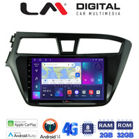 LM Digital - LM ZR8517 GPS Οθόνη OEM Multimedia Αυτοκινήτου για Hyundai i20 2015> (CarPlay/AndroidAuto/BT/GPS/WIFI/GPRS) electriclife