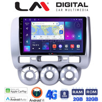 LM Digital - LM ZR8730 GPS Οθόνη OEM Multimedia Αυτοκινήτου για HONDA JAZZ 2002>2009 (CarPlay/AndroidAuto/BT/GPS/WIFI/GPRS) electriclife