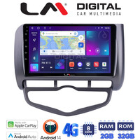 LM Digital - LM ZR8731 GPS Οθόνη OEM Multimedia Αυτοκινήτου για Honda Jazz 2003 - 2008 (CarPlay/AndroidAuto/BT/GPS/WIFI/GPRS) electriclife