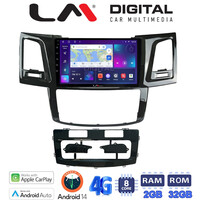 LM Digital - LM ZR8820 GPS Οθόνη OEM Multimedia Αυτοκινήτου για TOYOTA HILUX 2005>2016 (CarPlay/AndroidAuto/BT/GPS/WIFI/GPRS) electriclife