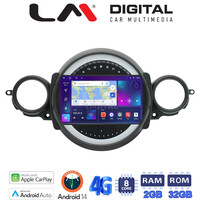 LM Digital - LM ZR8834 GPS Οθόνη OEM Multimedia Αυτοκινήτου για Mini Cooper '07>'14 Clubman 2007 > 2014 (CarPlay/AndroidAuto/BT/GPS/WIFI/GPRS) electriclife