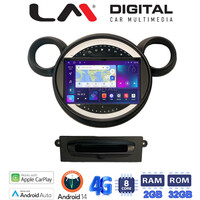 LM Digital - LM ZR8835 GPS Οθόνη OEM Multimedia Αυτοκινήτου για MINI Clubman '07>'14 & Countryman '10>'16 & Paceman '12>'16 & Cooper '07>'14 (CarPlay/AndroidAuto/BT/GPS/WIFI/GPRS) electriclife