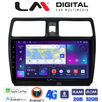 LM Digital - LM ZR8978 GPS Οθόνη OEM Multimedia Αυτοκινήτου για SUZUKI SWIFT 2005 > 2010 (CarPlay/AndroidAuto/BT/GPS/WIFI/GPRS) electriclife