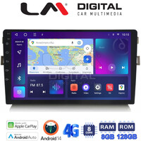 LM Digital - LM ZT8028B GPS Οθόνη OEM Multimedia Αυτοκινήτου για Toyota Auris 2007 > 2012 (CarPlay/AndroidAuto/BT/GPS/WIFI/GPRS) electriclife