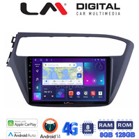 LM Digital - LM ZT8226 GPS Οθόνη OEM Multimedia Αυτοκινήτου για Hyundai i20 2019> (CarPlay/AndroidAuto/BT/GPS/WIFI/GPRS) electriclife