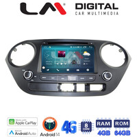 LM Digital - LM C8406 GPS Οθόνη OEM Multimedia Αυτοκινήτου για Hyundai I10 2014-2016 (CarPlay/AndroidAuto/BT/GPS/WIFI/GPRS) electriclife