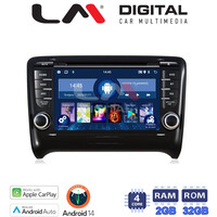 LM Digital - LM N4078 GPS Οθόνη OEM Multimedia Αυτοκινήτου για AUDI TT 2007 > 2014 (CarPlay/AndroidAuto/BT/GPS/WIFI) electriclife