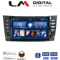 LM Digital - LM N4090 GPS Οθόνη OEM Multimedia Αυτοκινήτου για MERCEDES E (W211), CLS  2003>2010 (CarPlay/AndroidAuto/BT/GPS/WIFI) electriclife