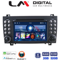 LM Digital - LM N4096 GPS Οθόνη OEM Multimedia Αυτοκινήτου για MERCEDES SLK (R171) 04>10 (CarPlay/AndroidAuto/BT/GPS/WIFI) electriclife