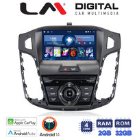 LM Digital - LM N4150 GPS Οθόνη OEM Multimedia Αυτοκινήτου για Ford Focus 2012-2014 (CarPlay/AndroidAuto/BT/GPS/WIFI) electriclife