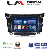 LM Digital - LM N4156 GPS Οθόνη OEM Multimedia Αυτοκινήτου για HYUNDAI I30 2012-2016 (CarPlay/AndroidAuto/BT/GPS/WIFI) electriclife