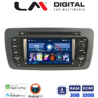 LM Digital - LM N4246 GPS Οθόνη OEM Multimedia Αυτοκινήτου για SEAT ibiza 2009-2015 (CarPlay/AndroidAuto/BT/GPS/WIFI) electriclife