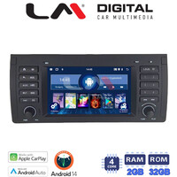 LM Digital - LM N4395 GPS Οθόνη OEM Multimedia Αυτοκινήτου για BMW S5 (E39),S7 (E38) X5 (E53), RangeRover 02>04 (CarPlay/AndroidAuto/BT/GPS/WIFI) electriclife