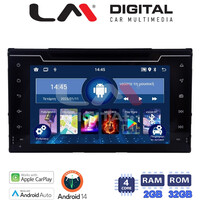 LM Digital - LM N4418 GPS Οθόνη OEM Multimedia Αυτοκινήτου για AURIS 15>, COROLLA 13 > 19, PRIUS 16> (CarPlay/AndroidAuto/BT/GPS/WIFI) electriclife