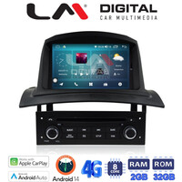 LM Digital - LM R8138 GPS Οθόνη OEM Multimedia Αυτοκινήτου για RENAULT Megane2 2002-2008 CarPlay/AndroidAuto/BT/GPS/WIFI/GPRS) electriclife
