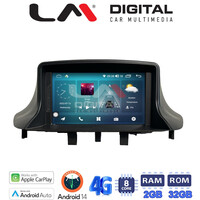 LM Digital - LM R8145 GPS Οθόνη OEM Multimedia Αυτοκινήτου για RENAULT Megane3 2009-2011 (CarPlay/AndroidAuto/BT/GPS/WIFI/GPRS) electriclife