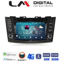 LM Digital - LM R8179 GPS Οθόνη OEM Multimedia Αυτοκινήτου για SUZUKI SWIFT 2012-2016 (CarPlay/AndroidAuto/BT/GPS/WIFI/GPRS) electriclife