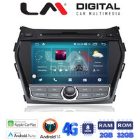 LM Digital - LM R8209 GPS Οθόνη OEM Multimedia Αυτοκινήτου για HYUNDAI IX45 2012-2017 (CarPlay/AndroidAuto/BT/GPS/WIFI/GPRS) electriclife