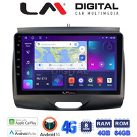 LM Digital - LM ZC8576A GPS Οθόνη OEM Multimedia Αυτοκινήτου για Ford Ranger 2015 > 2020 (CarPlay/AndroidAuto/BT/GPS/WIFI/GPRS) electriclife
