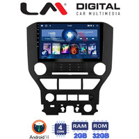 LM Digital - LM ZL4240 GPS Οθόνη OEM Multimedia Αυτοκινήτου για FORD MASTUNG  > 2015 (BT/GPS/WIFI) electriclife
