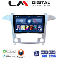 LM Digital - LM ZN4003 GPS Οθόνη OEM Multimedia Αυτοκινήτου για Ford S-Max 2006 > 2014 (CarPlay/AndroidAuto/BT/GPS/WIFI/GPRS) electriclife