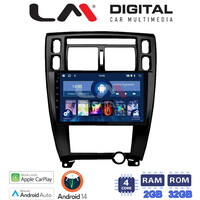 LM Digital - LM ZN4006B GPS Οθόνη OEM Multimedia Αυτοκινήτου για TUCSON 2004 > 2010 (CarPlay/AndroidAuto/BT/GPS/WIFI/GPRS) electriclife
