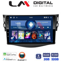LM Digital - LM ZN4018 GPS Οθόνη OEM Multimedia Αυτοκινήτου για TOYOTA RAV4 2006 > 2012 (CarPlay/AndroidAuto/BT/GPS/WIFI/GPRS) electriclife