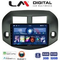 LM Digital - LM ZN4018B GPS Οθόνη OEM Multimedia Αυτοκινήτου για Toyota Rav4 2007 > 2012 (CarPlay/AndroidAuto/BT/GPS/WIFI/GPRS) electriclife