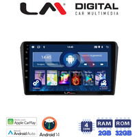 LM Digital - LM ZN4025B GPS Οθόνη OEM Multimedia Αυτοκινήτου για 0 (CarPlay/AndroidAuto/BT/GPS/WIFI/GPRS) electriclife