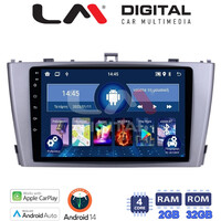 LM Digital - LM ZN4027 GPS Οθόνη OEM Multimedia Αυτοκινήτου για TOYOTA AVENSIS T27 2009 > 2016  (CarPlay/AndroidAuto/BT/GPS/WIFI/GPRS) electriclife