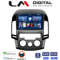 LM Digital - LM ZN4043AC GPS Οθόνη OEM Multimedia Αυτοκινήτου για HYUNDAI i30 2007-2012  (CarPlay/AndroidAuto/BT/GPS/WIFI/GPRS) electriclife