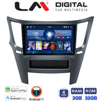 LM Digital - LM ZN4061 GPS Οθόνη OEM Multimedia Αυτοκινήτου για Subaru Legacy-Outback 2009>2013 (CarPlay/AndroidAuto/BT/GPS/WIFI/GPRS) electriclife
