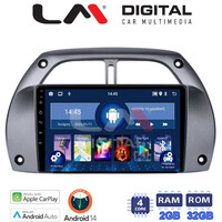 LM Digital - LM ZN4071 GPS Οθόνη OEM Multimedia Αυτοκινήτου για Toyota Rav 4 2001 > 2006 (CarPlay/AndroidAuto/BT/GPS/WIFI/GPRS) electriclife