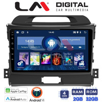 LM Digital - LM ZN4074 GPS Οθόνη OEM Multimedia Αυτοκινήτου για KIA SPORTAGE 2010>2015 (CarPlay/AndroidAuto/BT/GPS/WIFI/GPRS) electriclife