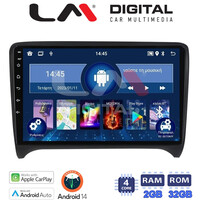 LM Digital - LM ZN4078 GPS Οθόνη OEM Multimedia Αυτοκινήτου για AUDI TT  2007 > 2014 (CarPlay/AndroidAuto/BT/GPS/WIFI/GPRS) electriclife