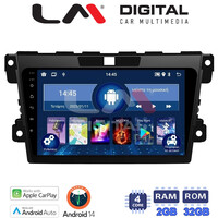 LM Digital - LM ZN4097 GPS Οθόνη OEM Multimedia Αυτοκινήτου για MAZDA CX7 2006> (CarPlay/AndroidAuto/BT/GPS/WIFI/GPRS) electriclife