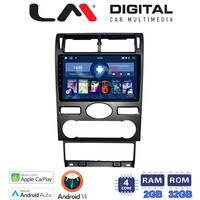 LM Digital - LM ZN4104 GPS Οθόνη OEM Multimedia Αυτοκινήτου για Ford Mondeo 2003 > 2006 (CarPlay/AndroidAuto/BT/GPS/WIFI/GPRS) electriclife
