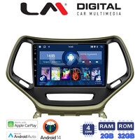 LM Digital - LM ZN4119 GPS Οθόνη OEM Multimedia Αυτοκινήτου για JEEP CHEROKEE 2014>  (CarPlay/AndroidAuto/BT/GPS/WIFI/GPRS) electriclife