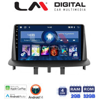 LM Digital - LM ZN4145 GPS Οθόνη OEM Multimedia Αυτοκινήτου για RENAULT MEGANE3 (CarPlay/AndroidAuto/BT/GPS/WIFI/GPRS) electriclife