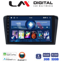 LM Digital - LM ZN4161 GPS Οθόνη OEM Multimedia Αυτοκινήτου για MAZDA 3 2003 > 2008 (CarPlay/AndroidAuto/BT/GPS/WIFI/GPRS) electriclife