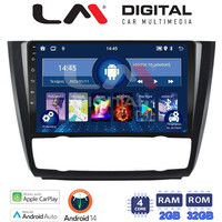 LM Digital - LM ZN4170B GPS Οθόνη OEM Multimedia Αυτοκινήτου για BMW σειρά 1 (E81 - E82 - E87 -E88) (CarPlay/AndroidAuto/BT/GPS/WIFI/GPRS) electriclife