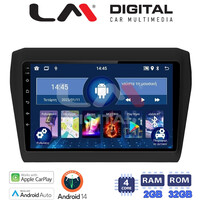LM Digital - LM ZN4180 GPS Οθόνη OEM Multimedia Αυτοκινήτου για SUZUKI SWIFT 2016> (CarPlay/AndroidAuto/BT/GPS/WIFI/GPRS) electriclife