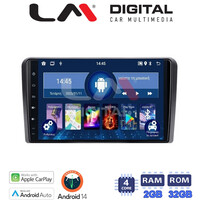LM Digital - LM ZN4190 GPS Οθόνη OEM Multimedia Αυτοκινήτου για PEUGEOT 308 2013> (CarPlay/AndroidAuto/BT/GPS/WIFI/GPRS) electriclife